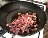 Foto del paso 3 de la receta: Judías verdes y zanahoria salteadas con jamón