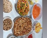 Foto del paso 6 de la receta: Fajitas con rellenos de pollo, carne y vegetarianos