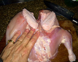 Foto del paso 1 de la receta: "Pollo alla diavola", para encender la pasión