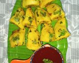 A picture of step 5 of Green Peas & Potato Stuffed Pitha.