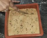 A picture of step 4 of Mysore Pak mouth melting.