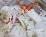 Foto langkah ke 3 dari resep Bakwan Sayur Kol Cabai Wortel.