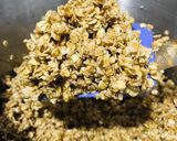 A picture of step 3 of Chocolate Raisin Granola.