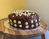 A picture of step 9 of Vegan birthday cake.
