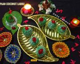A picture of step 8 of Paan Coconut Ladoo.