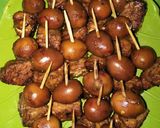 Foto langkah ke 11 dari resep Tempe puyuh bacem pedas manis bakar.