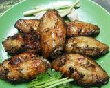 A picture of step 4 of Grilled Chicken Wings with Lemongrass and Black Pepper in a Convection Oven.