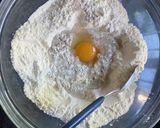Foto del paso 1 de la receta: Rosca trenzada rellena de jamón y queso