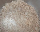 A picture of step 1 of Sattu drink.