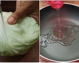 A picture of step 8 of Chicken Momo Recipe without steamer without bamboo basket.