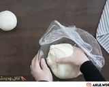 صورة لخطوة 3 من وصفة خبز الشباتي أو الجباتي أو البراتا الهندي سادة ومحشي