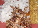 Tumis Kering Cumi Asin Rawit