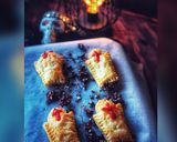A picture of step 3 of “ Puff Coffins “⚰️.