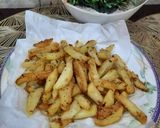 A picture of step 5 of Potatoes fries.