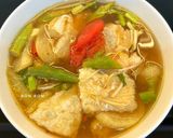 Hình bước làm 3 của món Canh Chua Khô Ức Cá Basa