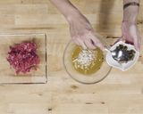 A picture of step 3 of Steak Tartar.
