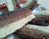 Foto langkah ke 11 dari resep Cake Ultah Kukus Tiramisu with Chocolate Ganace 🍰.