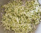 A picture of step 1 of Potato and Zucchini Fritter Nests.