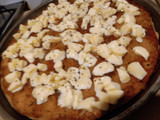 Pizza de harina integral