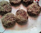 A picture of step 2 of Beetroot tikki.