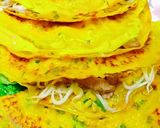 A picture of step 9 of Vietnamese Bánh Xèo.