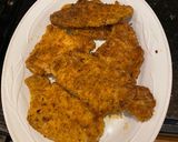 A picture of step 1 of Pork Medallions in a Mushroom Cream Sauce.