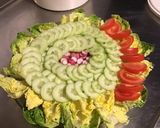 Une image de l'étape 9 de Salade de sucrines,concombre,tomates et radis roses.