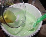 Foto langkah ke 4 dari resep Cake Pandan Kukus Kere (2 telur) bs di oven.