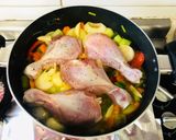 Foto del paso 2 de la receta: Pollo arvejado al vino blanco!!