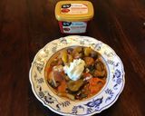 A picture of step 3 of California Farm Zucchini Potato Gochujang Stew.