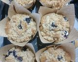 Une image de l'étape 6 de 🫐 Muffins Aux Bleuets Et Crumble Aux Amandes.