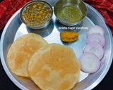 A picture of step 4 of Chole Bhature.