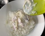 Gambar langkah 4 resipi Nasi dagang.