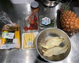 鳳梨紅咖哩香煎比目魚的食譜步驟1照片