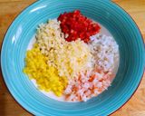 Hình bước làm 2 của món Chả giò trái cây