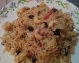 A picture of step 4 of Veggies Pulao.