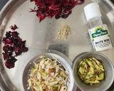 कच्छी शाही गुलाबपाक - ड्राईफ्रूट्स रोज़ मावा बर्फी - कच्छ - गुजरात स्पेशल रक्षाबंधन मिठाई रेसिपी चरण 1 फोटो