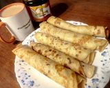 A picture of step 4 of Margarine crepes.