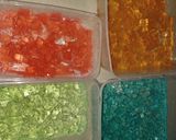 Foto langkah ke 1 dari resep Es Lilin Jelly Kuah Creamy.