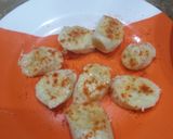 A picture of step 1 of Banana pakora.