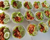 Foto langkah ke 5 dari resep Ricebowl ayam suwir (ide jualan).