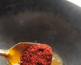 A picture of step 3 of Papad Sabji.