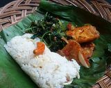 Foto langkah ke 8 dari resep Nasi Bakar Ikan Teri.