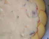 A picture of step 10 of Peach and Mascarpone Soft Cake.