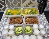 Hình bước làm 3 của món Canh cua đồng khoai từ rau muống