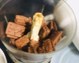 A picture of step 1 of Choco biscuits.