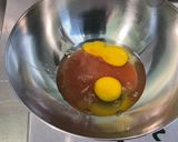 Une image de l'étape 5 de Tarte rhubarbe vanille orange.