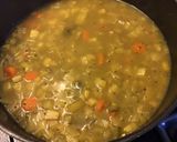 A picture of step 8 of Swiss Chard, Celery Root, Carrot, and Turnip Soup.