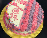 A picture of step 3 of Buttercream frosting.