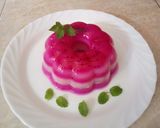 Foto langkah ke 5 dari resep Pudding buah naga.